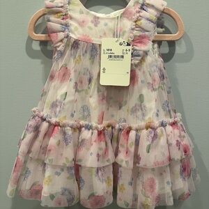 Mayoral Tulle Baby Dress 6-9M NWT